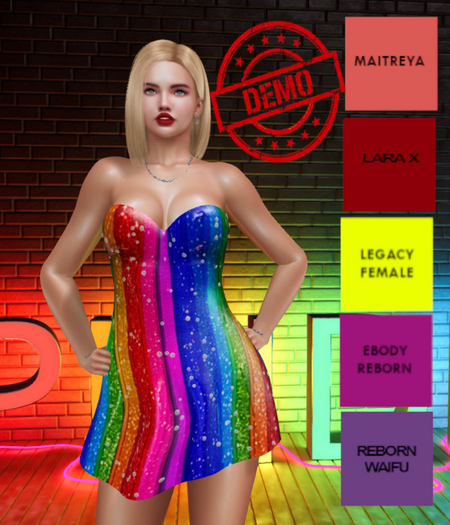 DEMO Lana Tyler Pride Party Dress 2025