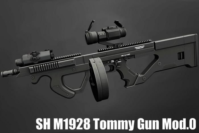 SH M1928 Tommy Gun Mod.0 rev2 (Female Version)