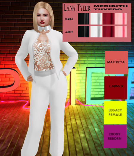 Lana Tyler Meridith Tuxedo