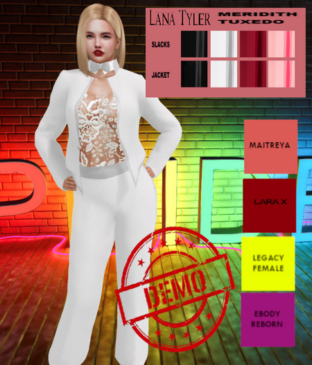 DEMO Lana Tyler Meridith Tuxedo