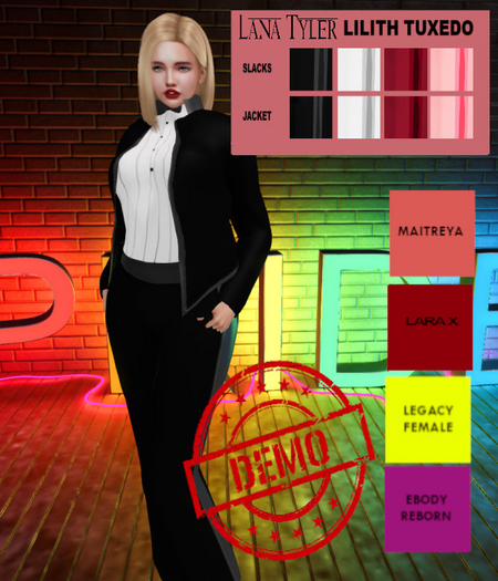 DEMO Lana Tyler Lilith Tuxedo