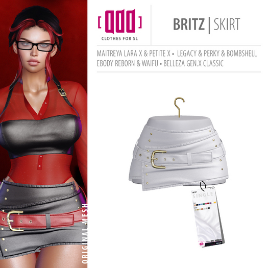 [ADD] Britz Skirt - White
