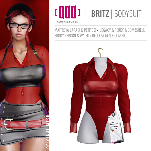[ADD] Britz Bodysuit - Red