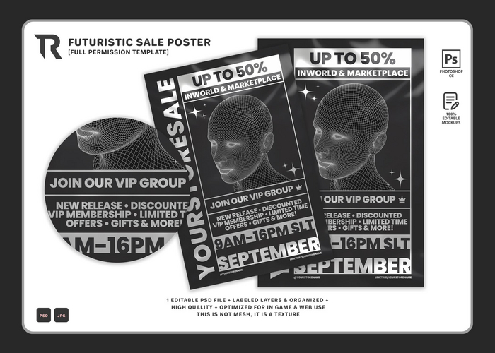 [TR] Futuristic Sale Poster