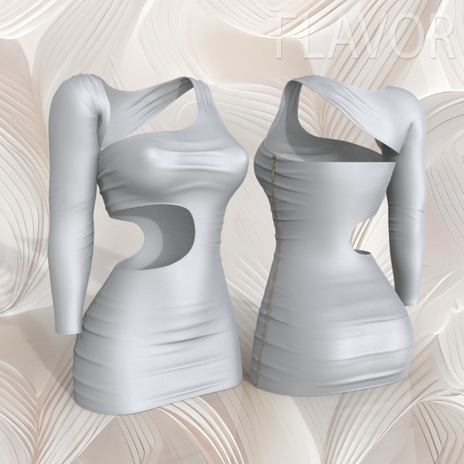 White Cocktails Dress WAIFU