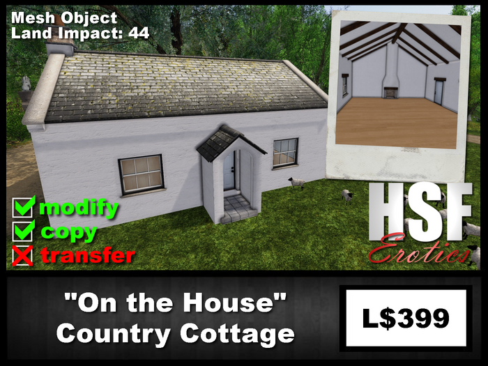 "On the House" Country Cottage
