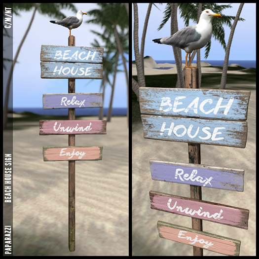 Paparazzi - Beach House Sign