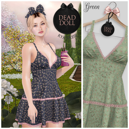 DEAD DOLL - Rya Dress (N) - Green
