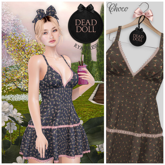 DEAD DOLL - Rya Dress (N) - Choco