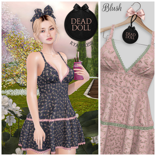 DEAD DOLL - Rya Dress (N) - Blush