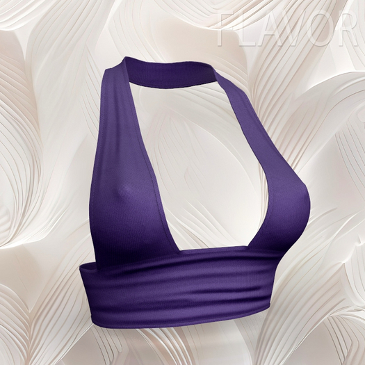 Purple Summer Top Waifu
