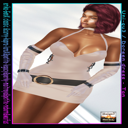 Uni-qu3 / Doreen dress - Tan  