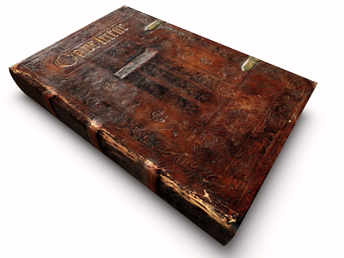 Reproduction of an ancient book from 1200