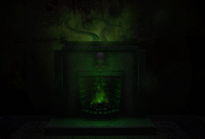 #Mystic Fireplace  "Cthulhu"