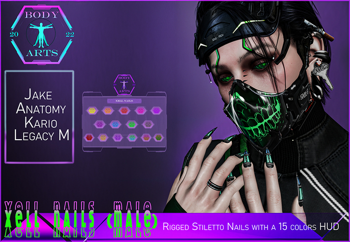 BodyArts - Xell Nails (Male)