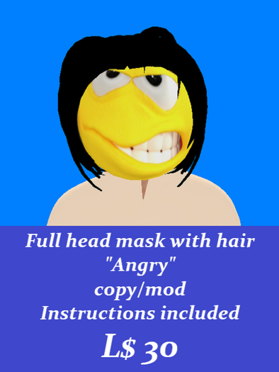 Emoji mask-Angry