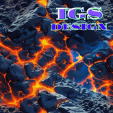 FULL PERM Seamless texture with volcanic rocks and lava