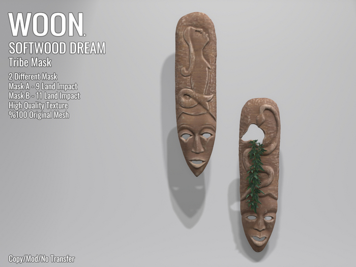 WOON. - Softwood Dream - Tribe Masks