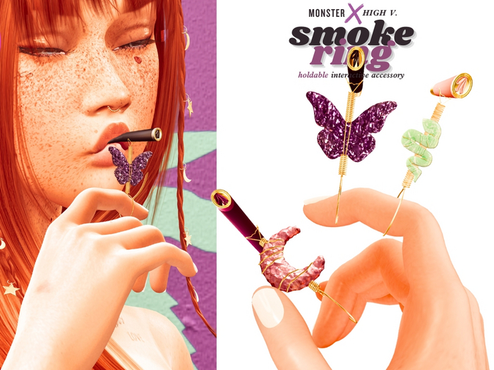 [high v.]x Monster Smoke Ring - Moon