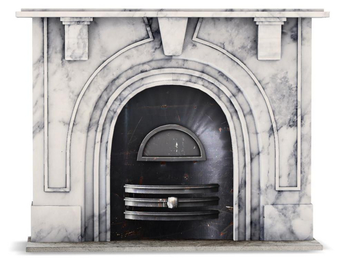 ionic : Marble Fireplace
