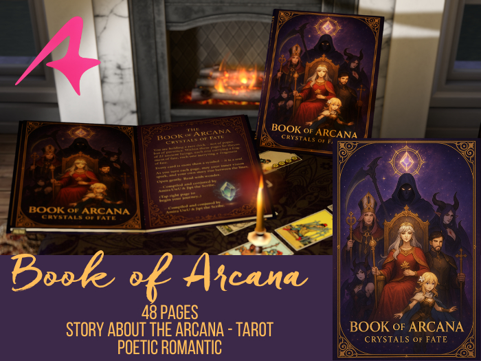 Amira~ Book of Arcana - Crystal of Fate [ADD] - AI Art in a Book