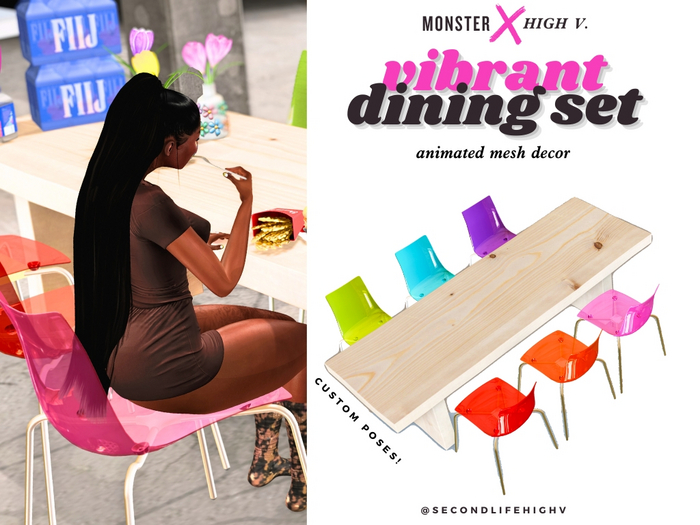 [high v.] x Monster Vibrant Dining - Chubby Pack