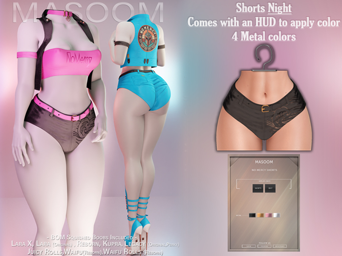 [[ Masoom ]] No Mercy Shorts - Night
