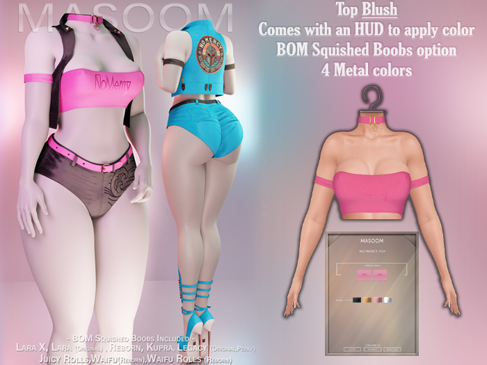[[ Masoom ]] No Mercy Top - Blush