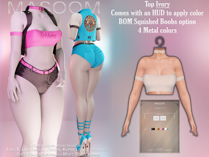 [[ Masoom ]] No Mercy Top - Ivory