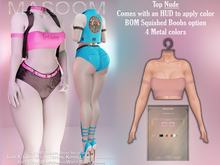 [[ Masoom ]] No Mercy Top - Nude