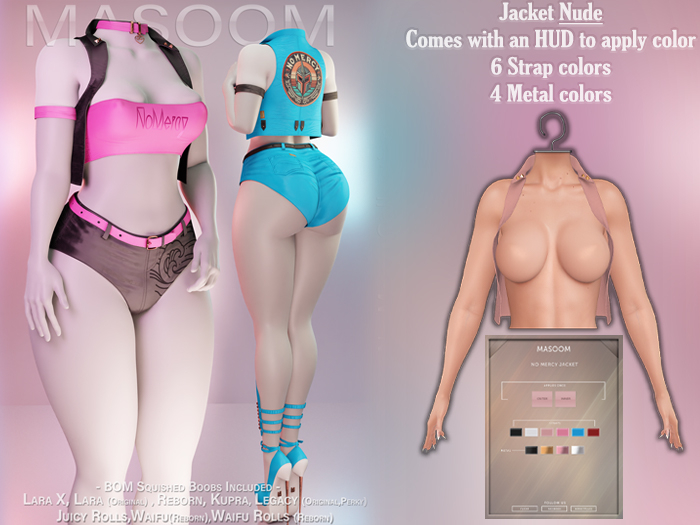 [[ Masoom ]] No Mercy Jacket - Nude