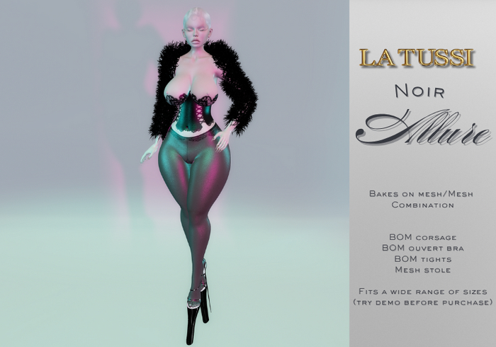 Noir Allure - black - BOM/mesh combination