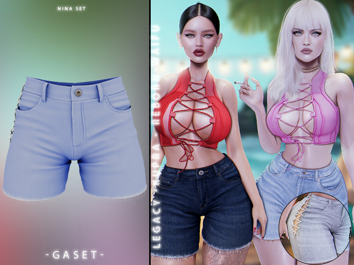 GASET - LILAC NINA SHORT