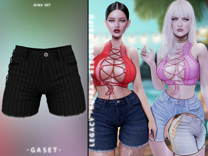 GASET - STRIPES V1 NINA SHORT