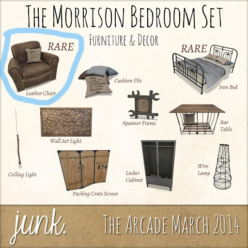 junk. morrison leather chair. RARE