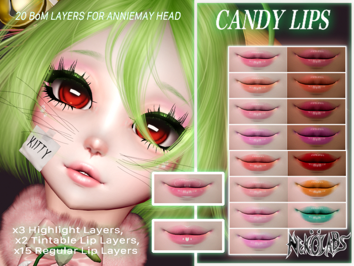 NEKOLABS - AnnieMay Candy Lips BOM