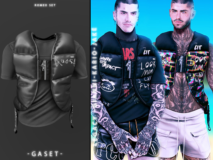 GASET - ONYX ROMEO PUFFED VEST