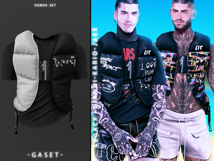 GASET - BICOLOR V4 ROMEO PUFFED VEST