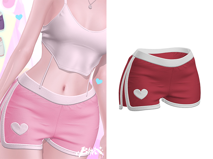 " BADA " Pipi Short Red BOX