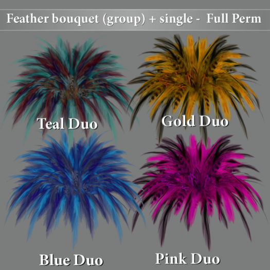 Feather Bouquet 4 Duo - Full Perm (add)