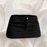 Black Shorty Skirt Reborn