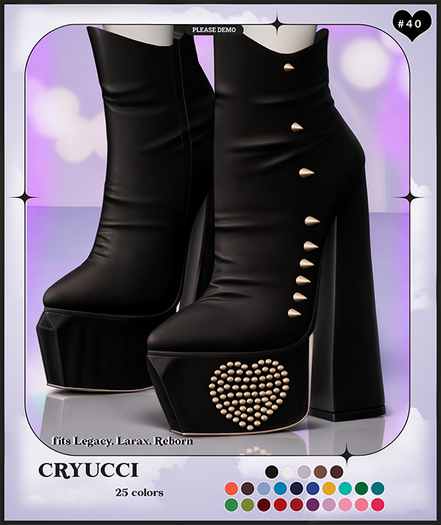 Cryucci #40  BOOTS FATPACK