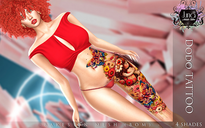 Juna: Dodo tattoo  - BOM [Bakes on Mesh] 