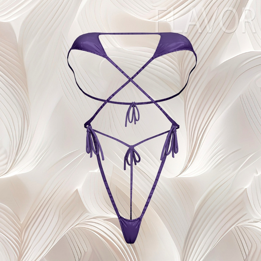 Purple Micro Swim Tank BOMBSHELL