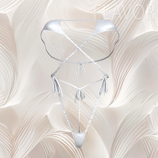 White Micro Swim Tank BOMBSHELL
