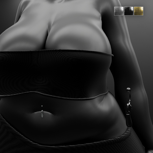 Zipper Belly Piercing!