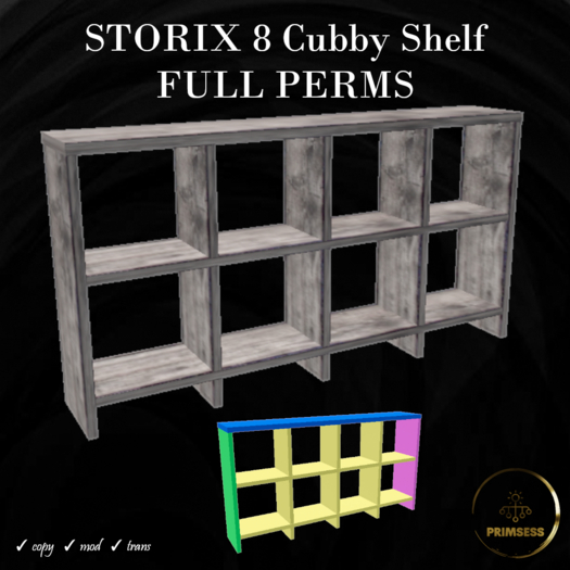 STORIX 8 Cubby Shelf