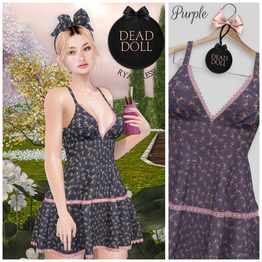 DEAD DOLL - Rya Dress (N) - Purple