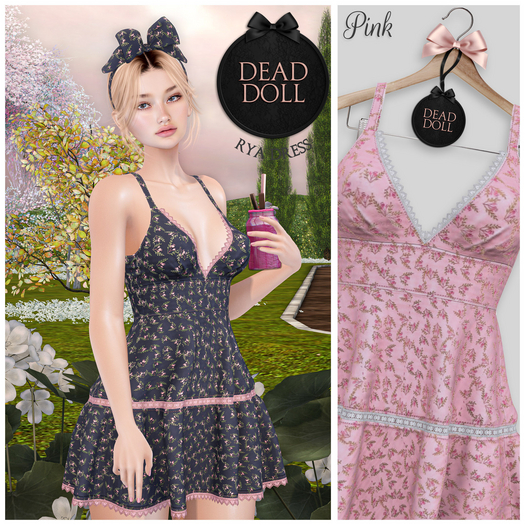 DEAD DOLL - Rya Dress (N) - Pink