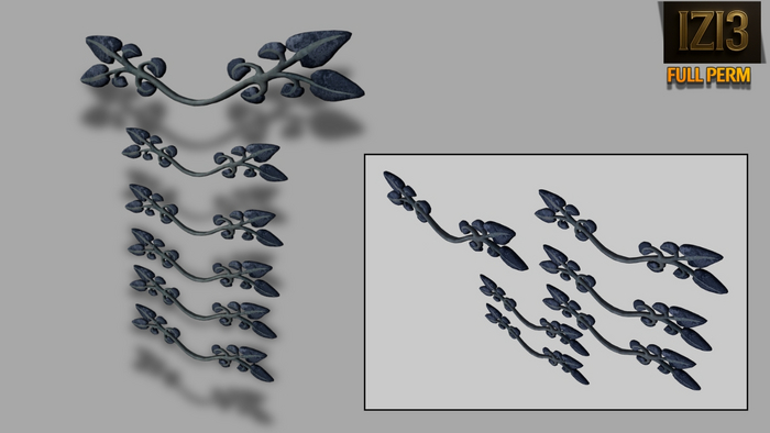 3-Set Leaf Mesh Full Perm